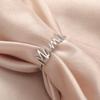 Letter Mama Ring Women Stainless Steel Minimalist Finger Rings for Mother Jewelry Mother's Day Gift