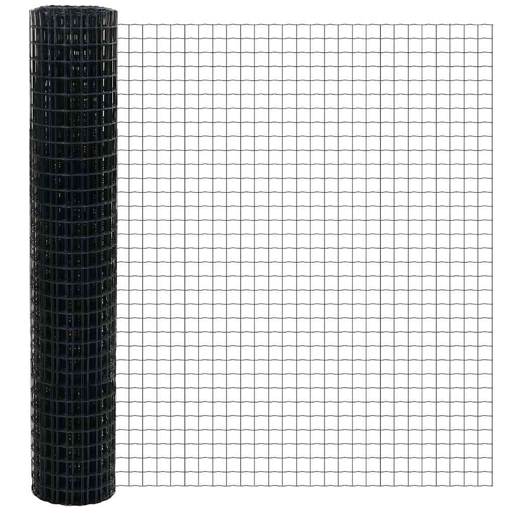 Euro Fence Gray 1.5 X 10 M PVC Coated Iron