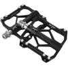 A Pair of Wheelup Aluminium Alloy Black Bearing Bike Pedal Mountain Bicycle Foot Plate Accessory Equipment
