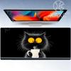 Funny Black Cat Mouse Pads Cute Cat Computer Xxl Mausepad Company Desk Mat Large Mouse Pads900400mm Xaxc Use Home Office