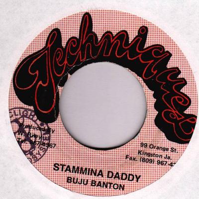 7inch Record BUJU BANTON - Stammina Daddy NONE Techniques 1992 Jamaica Reggae, Ska & Dub Used