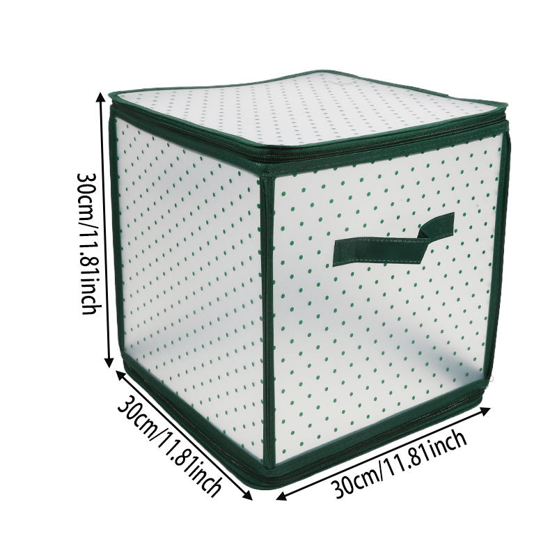 64 Grids Christmas Bauble Storage Box Foldable Design Organizes Christmas Decoration Balls Neatly Prevents Damage Ideal for Holiday Storage Home Use