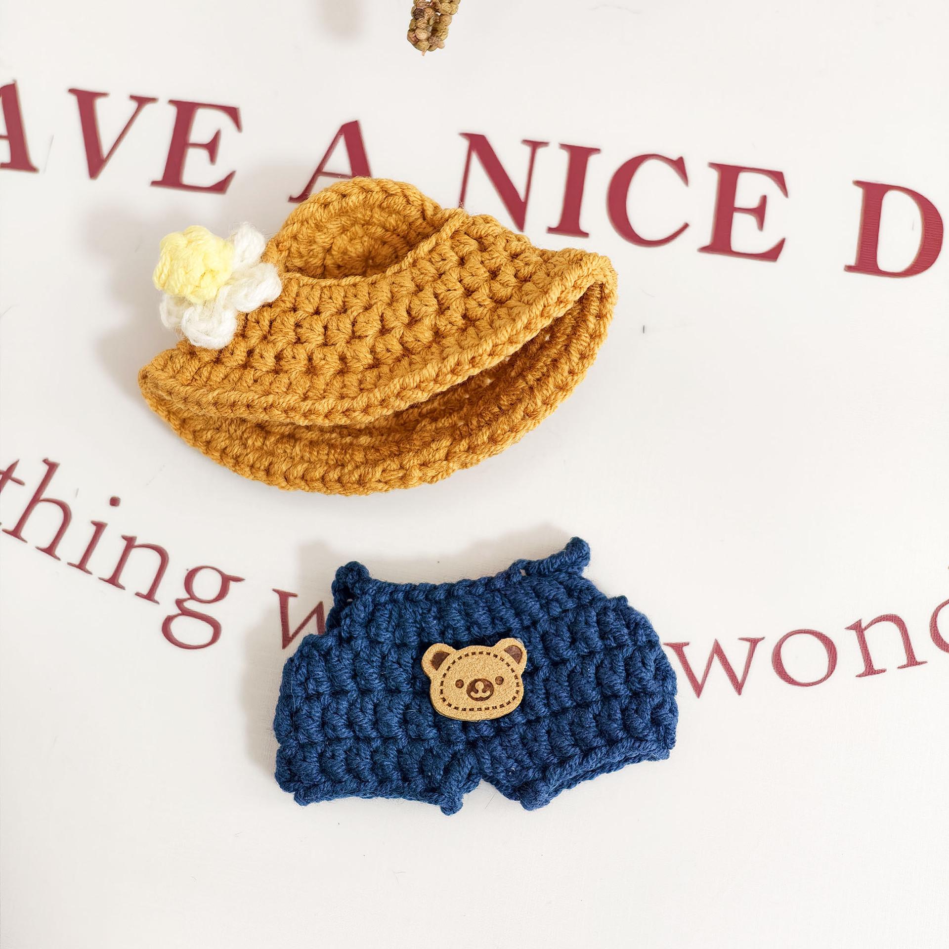 [Cloth Only]Twinkle Twinkle Bear Style Spring Field Set 10CM Doll Costume High-Quality Doll Clothes for Imaginative Play