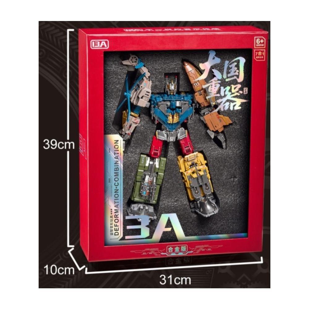 6 en 1 Transformateur Défenseur Defensor Bruticus Devastator Superion Figurine Jouets Modèle Boîte Couleur Figurines d'Action