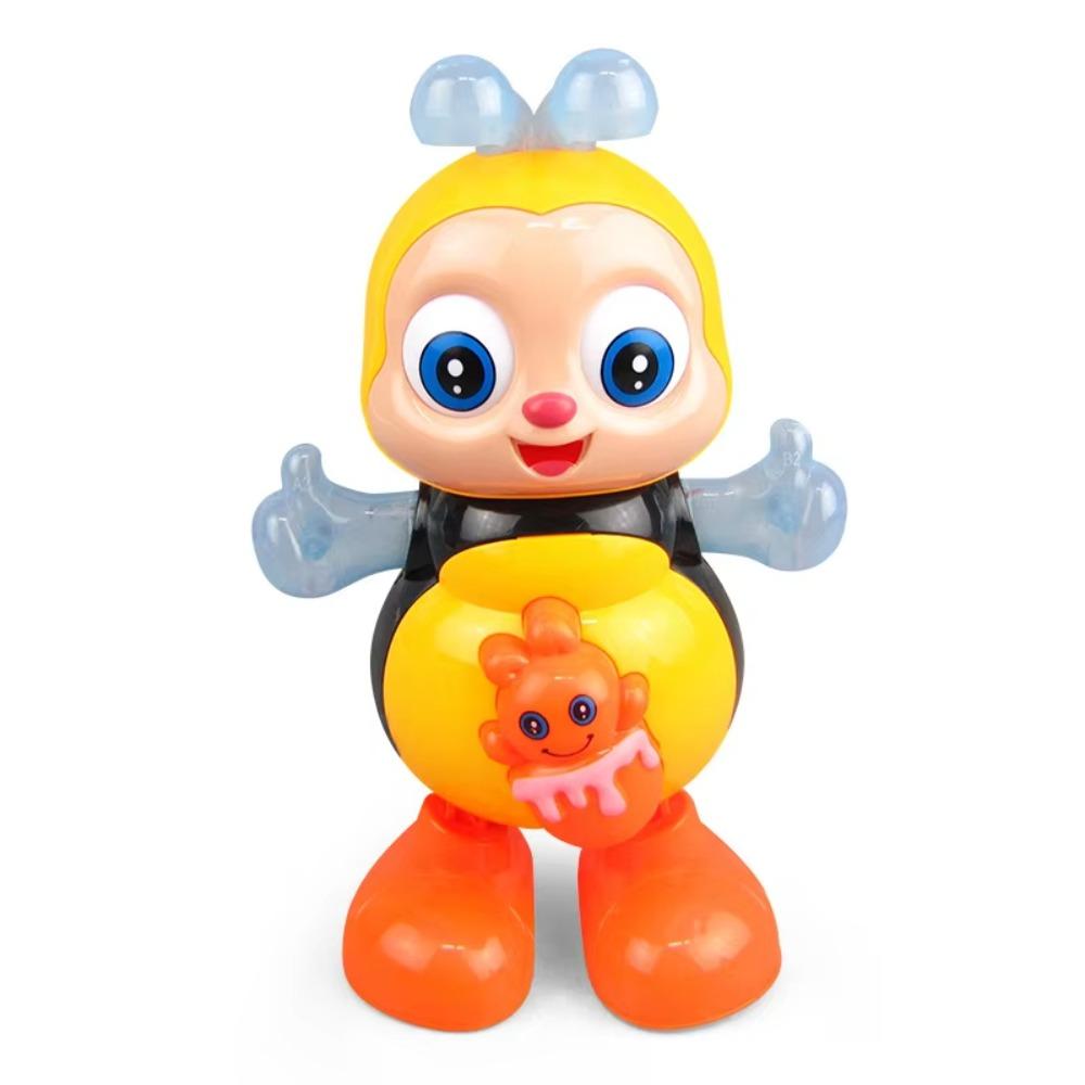 

With Sound Dancing Bee Toy Flash Lighting Children Music Pets Bee Electric Toys Preschool Learning жёлтый
