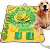 Interactive Snuffle Mat Dogs Cats - Slow Feeder Puzzle Toy Stress Relief Machine Washable Fleece 60x80cm Sunflower
