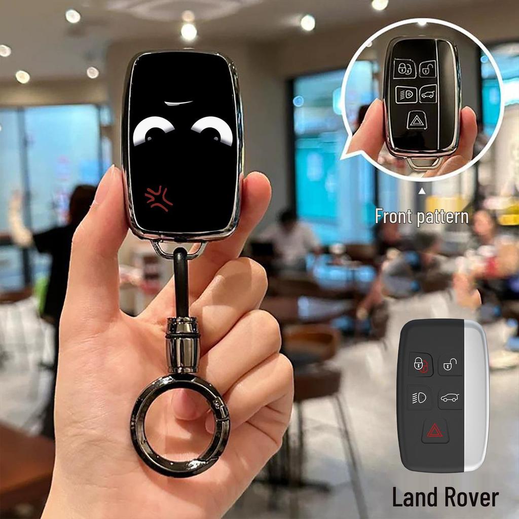 Key Case for Land Rover Range Rover Evoque/Discovery Sport/Velar and Jaguar XEL/F-TYPE