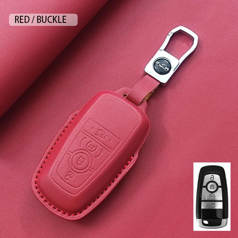Car Key Case Cover Fob For Ford Focus 3 4 St Mondeo 5 Mk5 Edge Fusion Mustang Explorer F150 F250 F350
