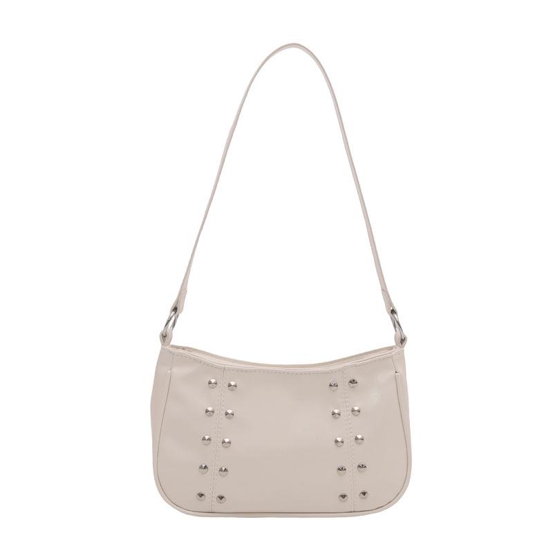 2025 Chic Women's Rivet Strap Shoulder Bag - Autumn/Winter Collection