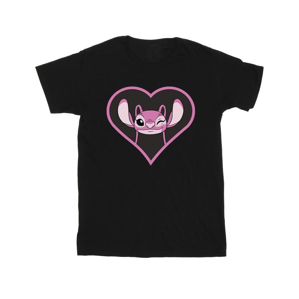 Lilo & Stitch Boys Angel Heart Cotton T-Shirt