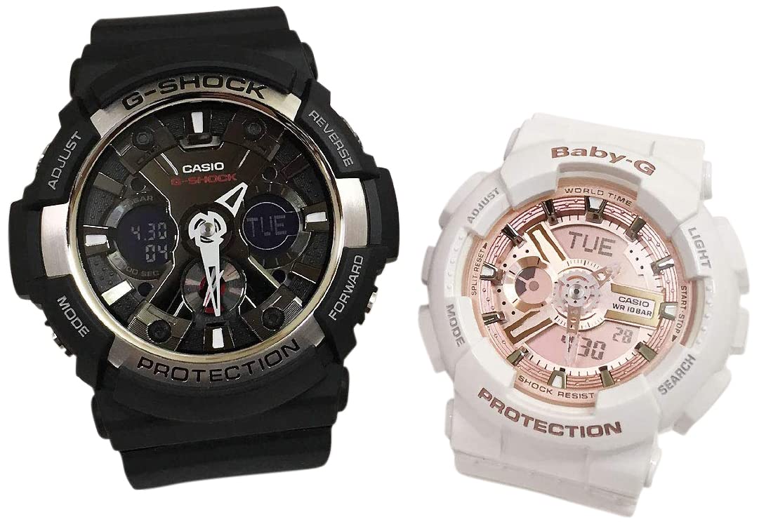 

Casio CASIO watch G-SHOCK pair watch in genuine pair case G-Shock & Baby G 2-piece set GA-200-1AJF BA-110-7A1JF