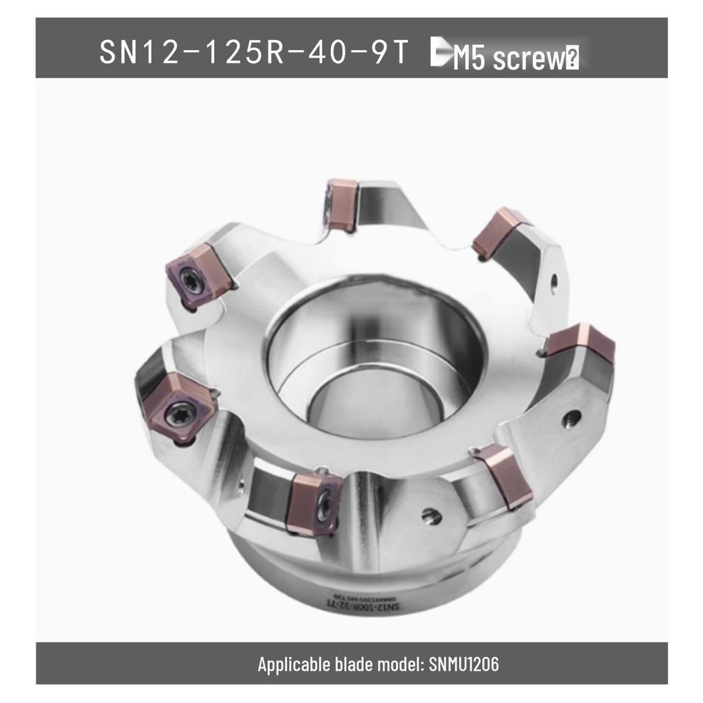 Face Mill Cutter Head: SNMU1206XTN, SNMX1205 AN, SNEU1206ZNEN (45°, 75°, 88°)