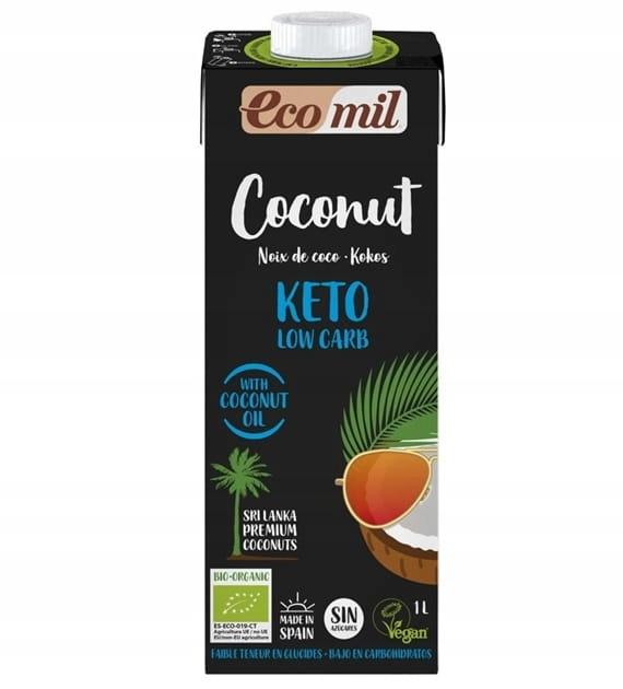 Keto Low Carb Coconut Drink Gluten-Free Organic 1 L