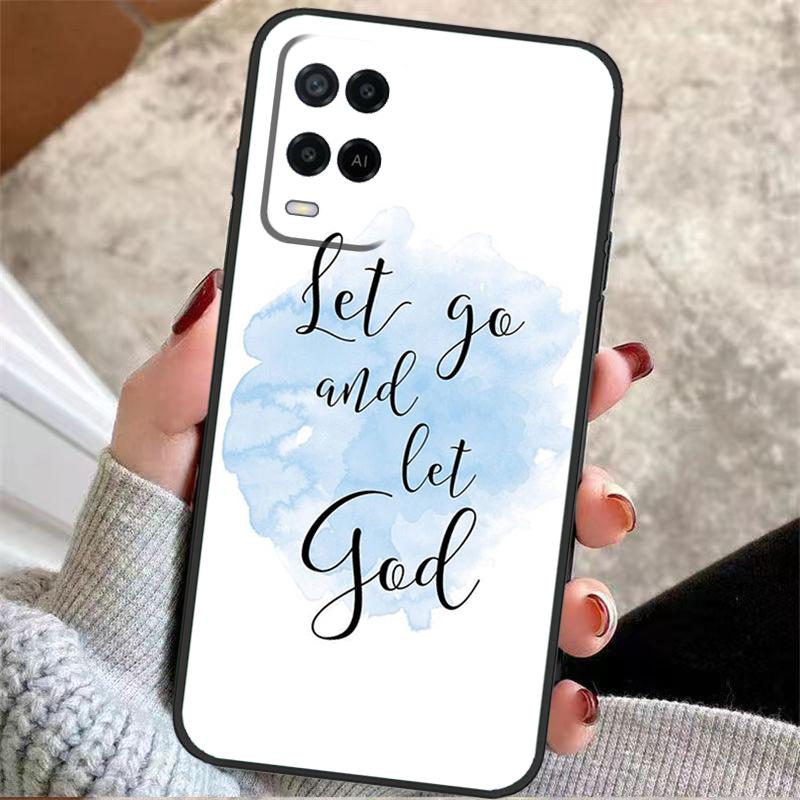 Christian Scripture Case For Oppo A60 A80 A40 A5 Pro A15 A16 A17 A57 A77 A94 A74 A54 A76 A96 A18 A38 A58 A78 A98
