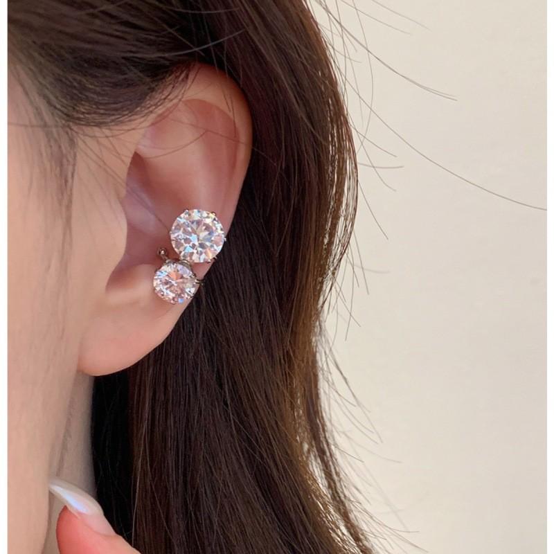 Elegant French Zirconia Ear Cuff - No Piercing Needed