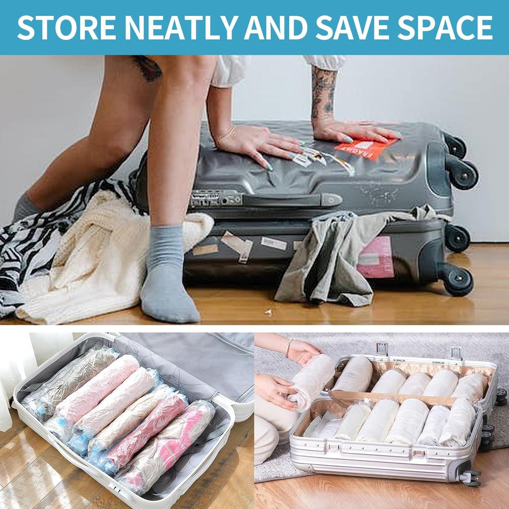 9 Pack Travel Storage Bags For Clothes Underwear Clothing Travel Accessories Space Saving Bags for Suitcases Organizer