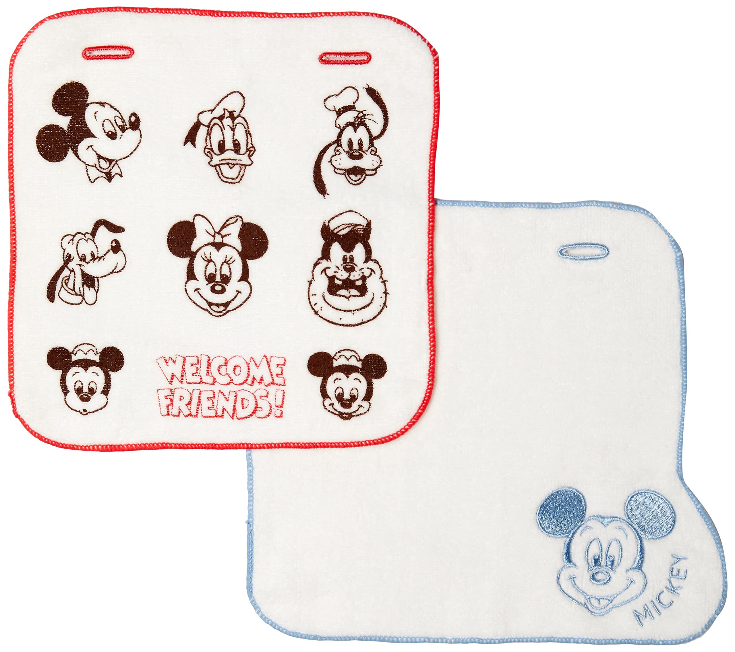 

Mickey Friends Baby Bib Towel Bib Set of 2 Boys Girls 215100201 One Size [Disney] &