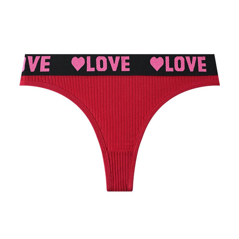 Fargerike Sportstringtruser med Lavt Liv Sexy, Pustende, Komfortable Trekantdamerstruser