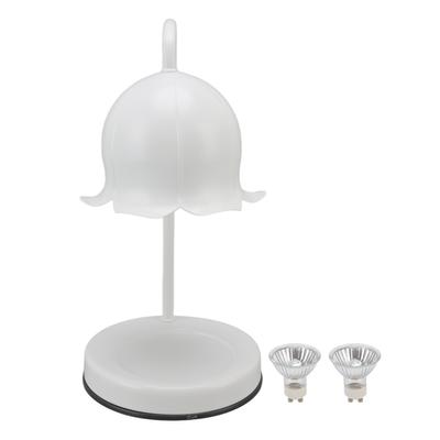 Lâmpada Aquecedora de Velas Dimmable com Função Timer Lâmpada Elétrica para Derreter Cera de Velas para Mesa de Cabeceira Branco