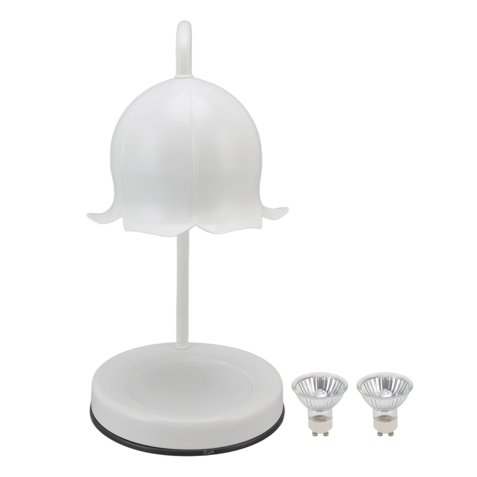 

Candle Warmer Lamp Dimmable Timer Function Electric Candle Wax Melting Lamp for Bedside White