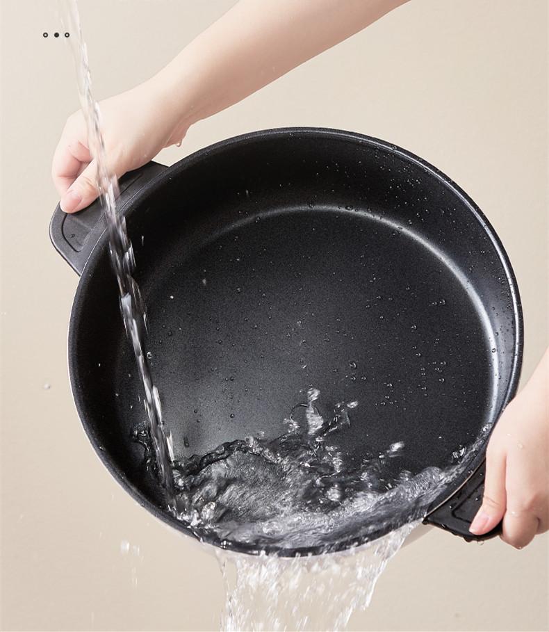 220V 5L Elektryczny Garnek Hot Pot Dzielony Wielkopojemny Wielofunkcyjny Garnek do Gotowania Maszyna do Smażenia i Gotowania Wtyczka EU/AU/UK/US