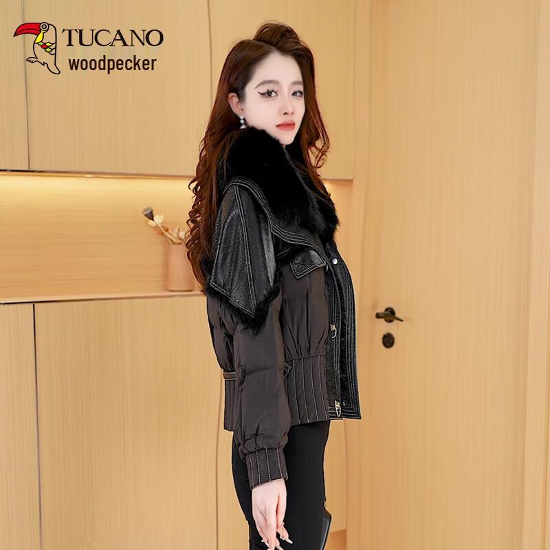 Woodpecker Women's Korean Style Warm Slimming Winter Down Jacket
