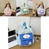 Kids Cartoon Animal Backpack With Cartoon Rabbit Print And Ear Designn For Kindergarten Daily Use