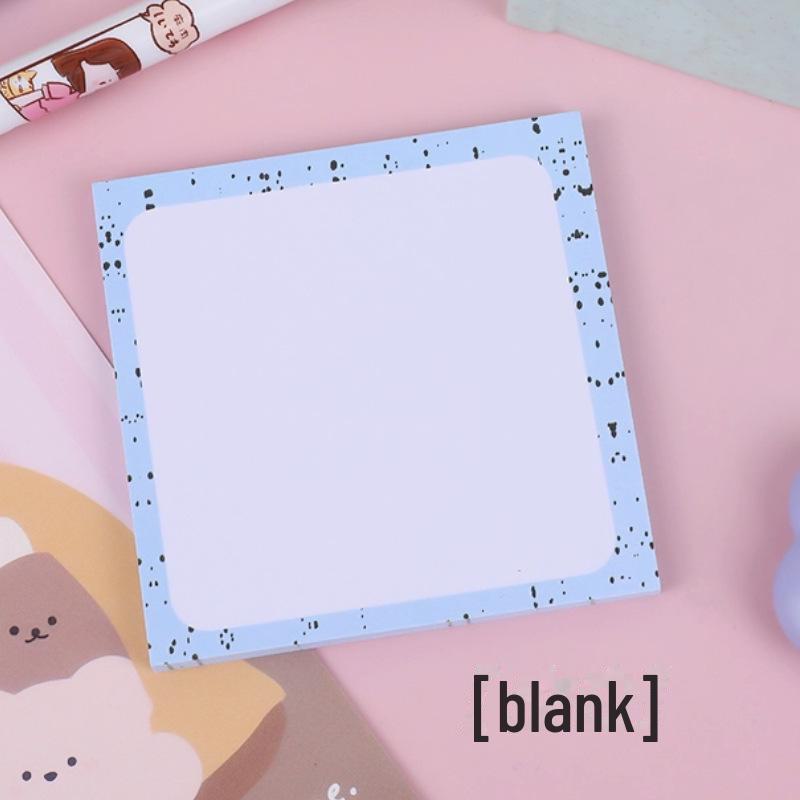 

Нелипкий портативный блокнот с защитой от брызг чернил: Простая, удобная и понятная для студентов книга сообщений 50 Sheets