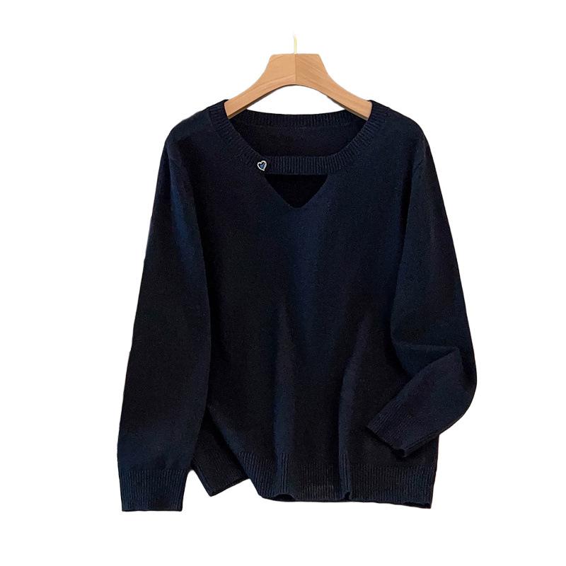 Plus Size Women's Knit Pullover Sweater, Bust 150/160, Fits 200-350 Jin, Style 8096.
