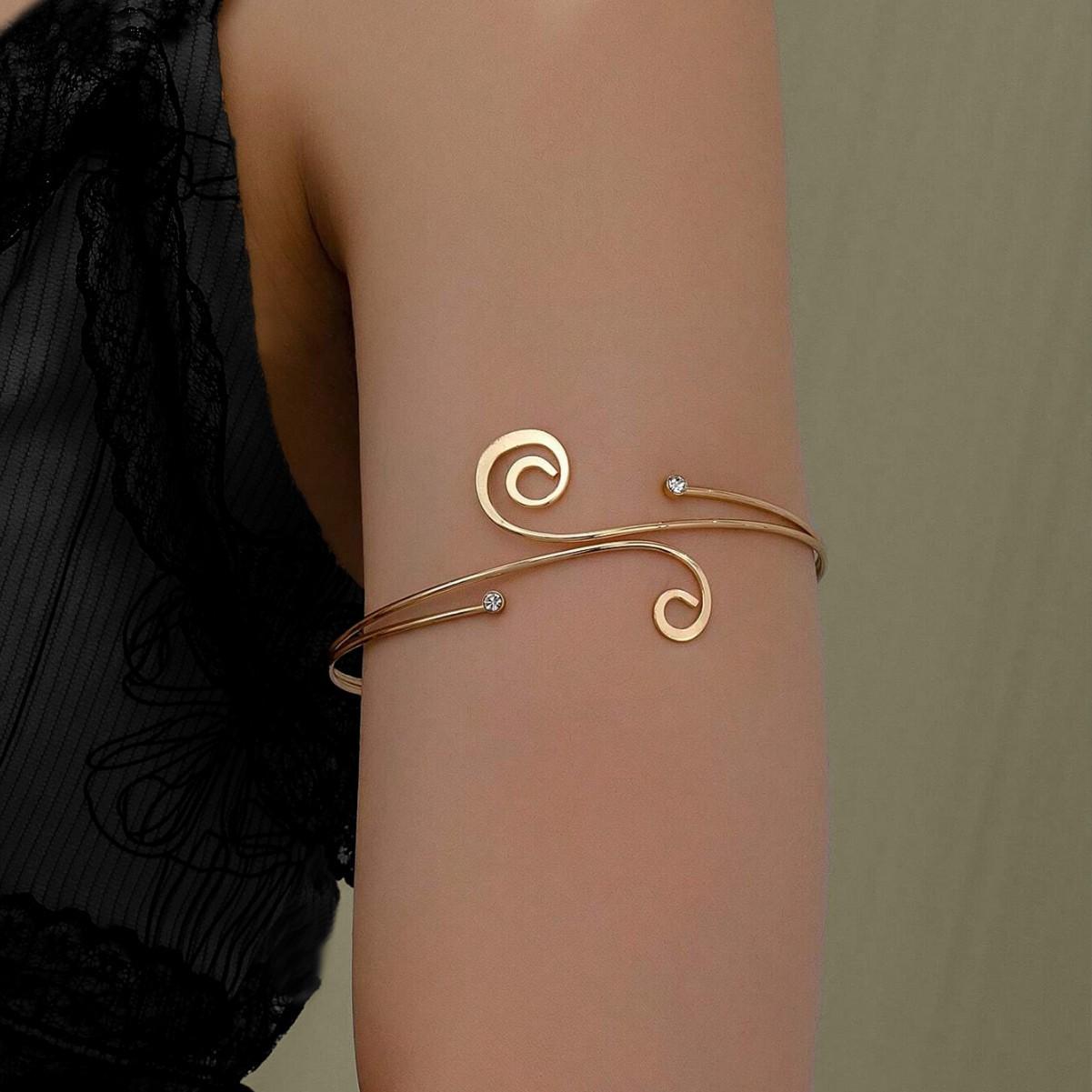 

Fashion irregular musical note pattern hollow bracelet золотой