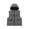 Cotton Vest Short 2025 New Hooded Jacket Women's Autumn and Winter Sleeveless Vest Outer Vest Small Women's Clothing