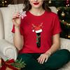 Family Matching Shirts Merry Christmas Outfits Party T-shirts Couple Outfits Children Clothing Matching Shirt Set Family Tee Top