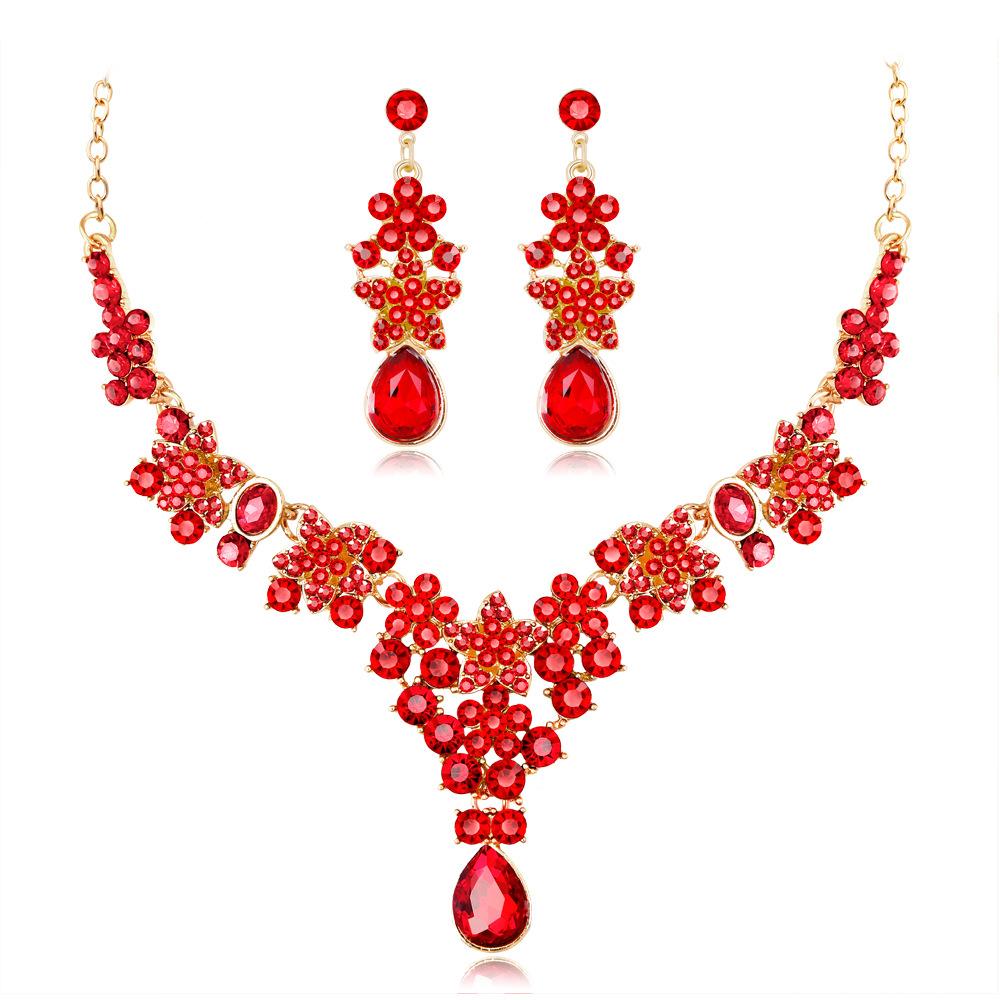 Damen Halskette Ohrring Schmuck Modeschmuck Sets B0910751 AVE