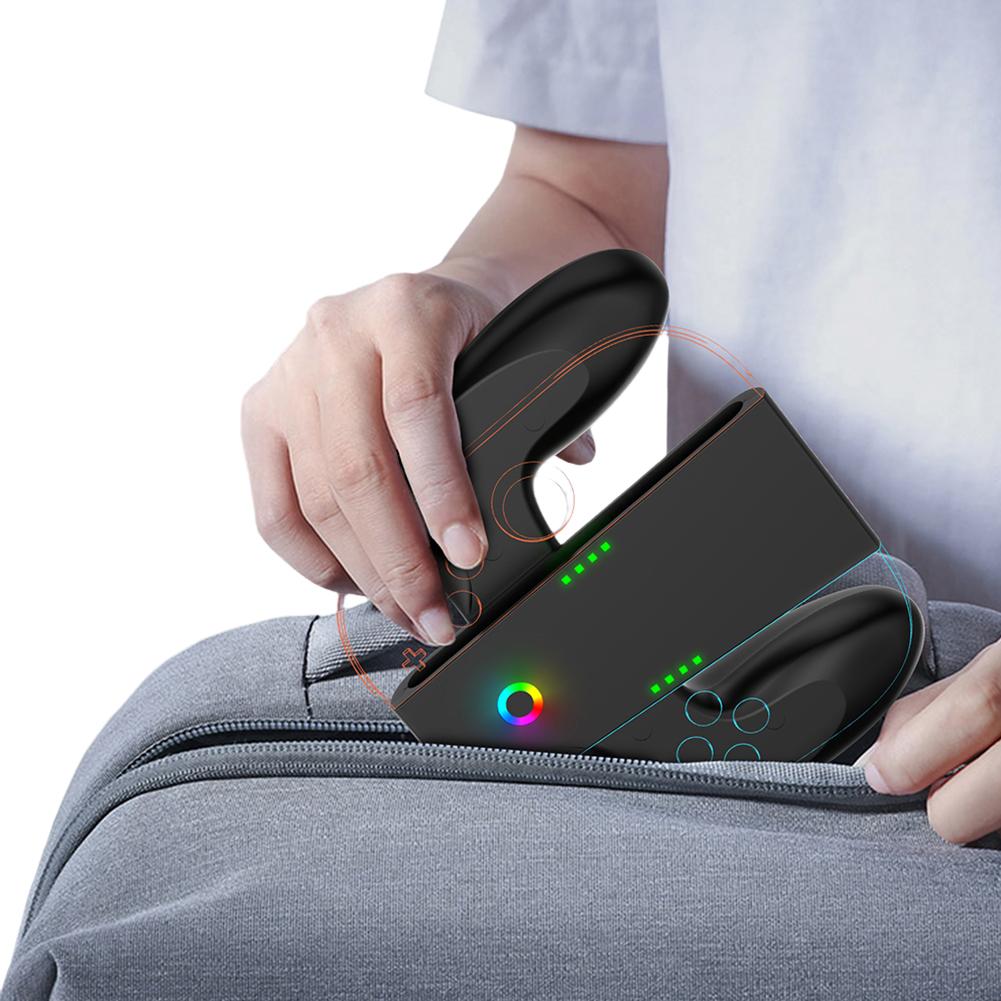 Charging Grip for Nintendo for Switch 2 Joy-Con Portable Charger Dock ABS Controller Charger Controller Grip Handle for Switch 2