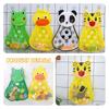 Panda Cartoon Baby Bath Kids Toy Drain Storage Net Bag Mesh Holder Cup Suction