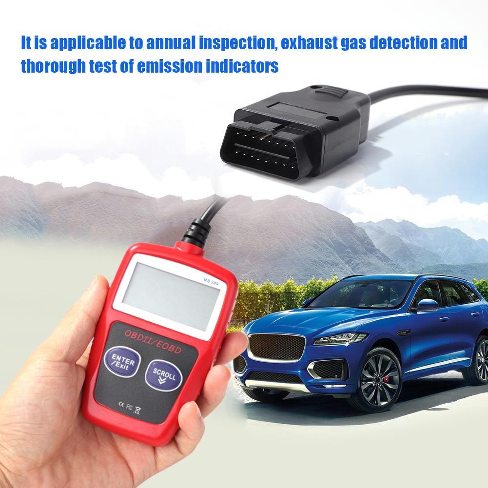 Digital LCD Display OBD2 Scanner for Automotive Engine Analyzer Diagnostic Tool Car Code Reader