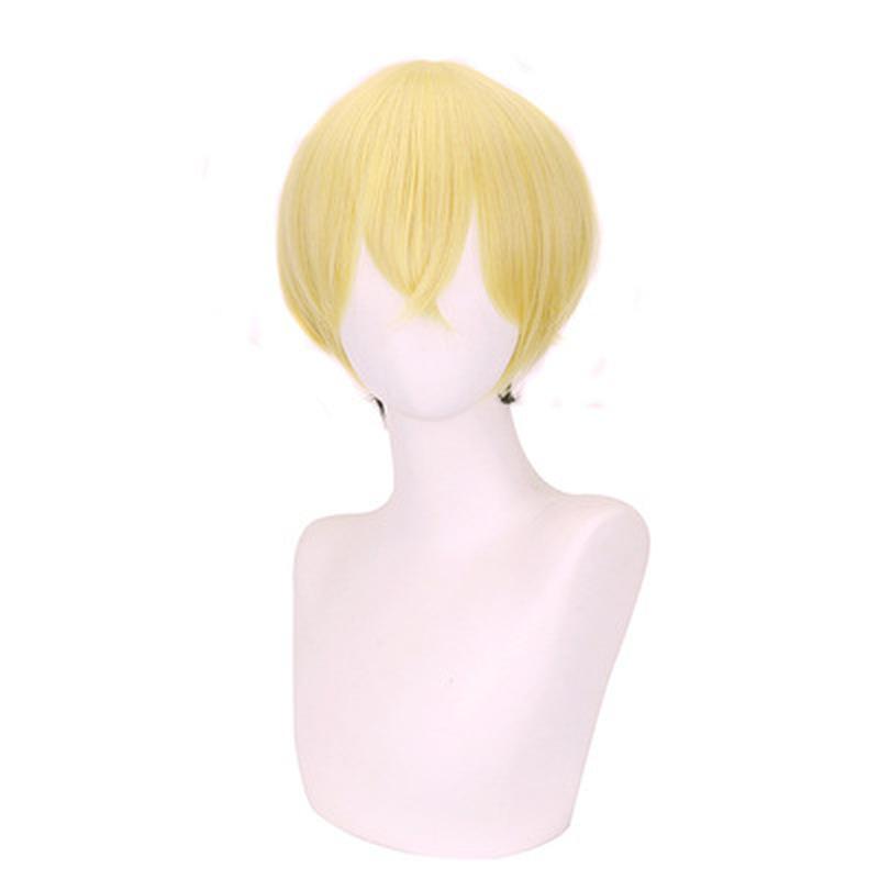 

Аниме Токио Мстители Чифую Мацуно Короткий парик Косплей Костюм Термостойкие синтетические волосы Мужчины Женщины Карнавальные вечерние парики золотой