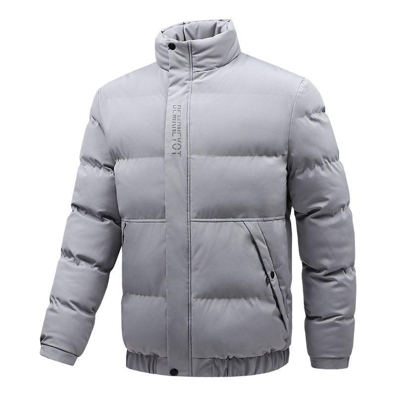Men's jacket autumn and winter new lapel cotton-padded jacket short cotton-padded jacket thickened velvet cotton-padded jacket men's