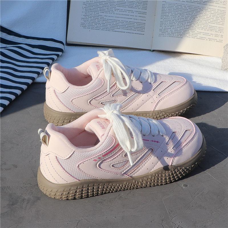 Retro Little White Shoes Women's Summer 2025 New Versatile Thick-soled Lightweight Breathable Table Tennis Casual Board Shoes German Training Shoes