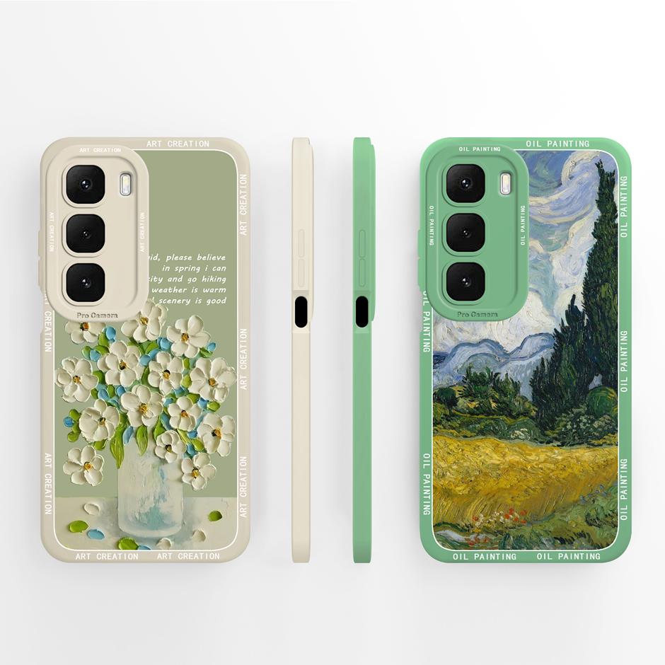 Pentru carcasa Infinix Hot 60i 4G Fashion Prevalent Fluture Silicon Lichid Moale Bumper Protector Cover Pentru Infinix Hot60i 4G Funda