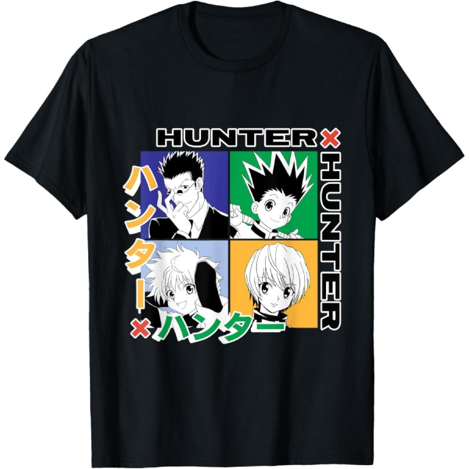 

Футболка с графикой сетки Hunter X Hunter S чёрный
