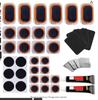 Bicycle Tire Repair Kit with Cold Patch, Glue, and Lever Tools