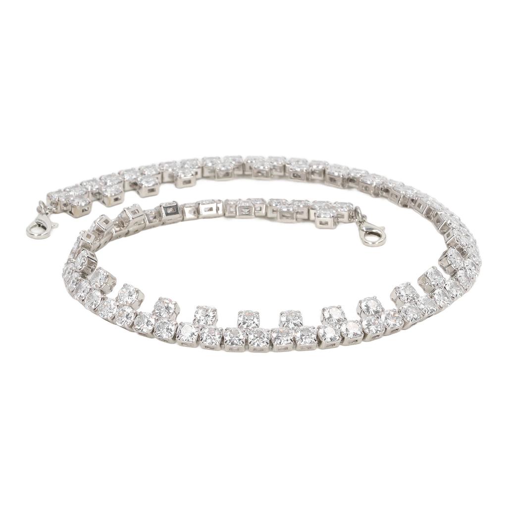 Rhinestone Trim Beautiful Shiny Rhinestone Chain for Wedding Dresses Headwear Necklaces Craft Decoration