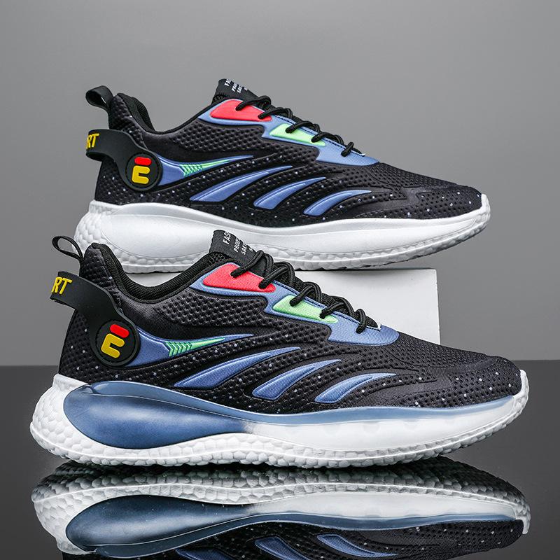 

Men s shoes summer new black student dad shoes men s running mesh casual sports shoes men s shoes 44 чёрный
