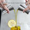 Twin Head Unchanging Steel Measuring Cup For Cocktails Baking 15ml 20ml 30ml 40ml Stable serving collection Equipment