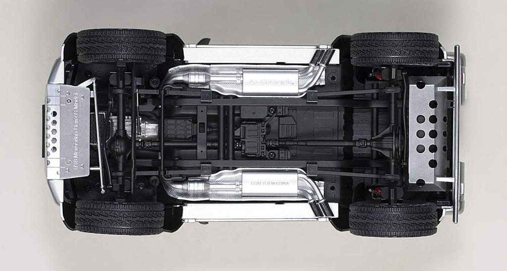 AUTOart G500 Squared Silver Finished Product 1/18 Mercedes-Benz 4×4