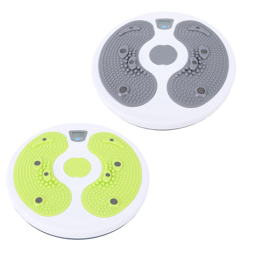 Abs Twist Board with Digital Counter PP Foot Massage Core Exercise Waist Twisting Disc for Home Gym