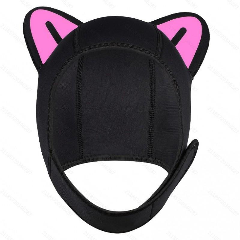Unisex 2.5mm Neoprene Swim Cap Diving Surfing Winter Swimming Sun Protection Warmth