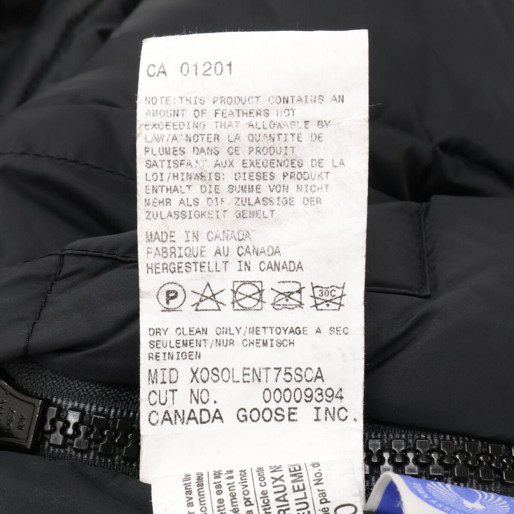 CANADA GOOSE 4075JM Canadian Camool Down Jacket Jacket M blackUsed