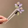 Fashion U-Shaped Hairpin Acrylic Flower Hair Stick Chopsticks Chinese Hair Clips Wedding Headdress Jewelry Hair Accessories